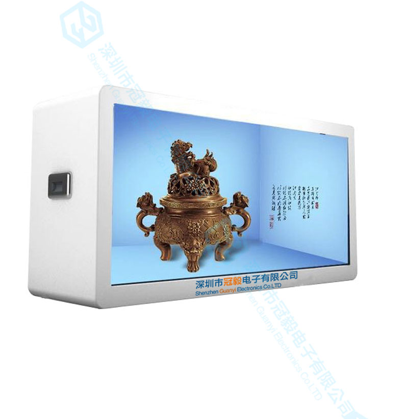 透明液晶展示柜65寸